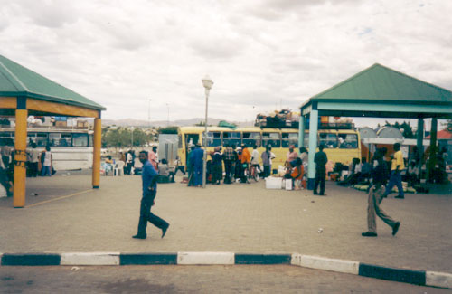 Busbahnhof in Windhoek